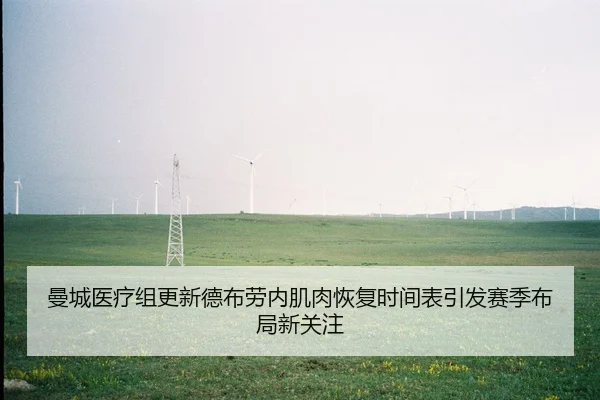 曼城医疗组更新德布劳内肌肉恢复时间表引发赛季布局新关注